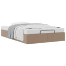 osmannisk sengeramme uden madras 120x190cm kunstlæder cappucino