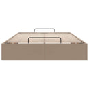 osmannisk sengeramme uden madras 120x190cm kunstlæder cappucino