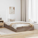 osmannisk sengeramme uden madras 120x200cm kunstlæder cappucino