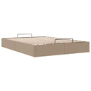 osmannisk sengeramme uden madras 140x190cm kunstlæder cappucino