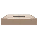 osmannisk sengeramme uden madras 140x190cm kunstlæder cappucino