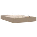 osmannisk sengeramme uden madras 140x190cm kunstlæder cappucino