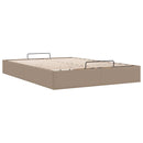 osmannisk sengeramme uden madras 140x200cm kunstlæder cappucino
