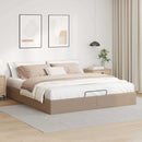 osmannisk sengeramme uden madras 180x200cm kunstlæder cappucino