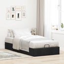 osmannisk sengeramme uden madras 80x200 cm stof sort