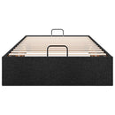 osmannisk sengeramme uden madras 80x200 cm stof sort