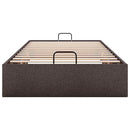 osmannisk sengeramme uden madras 80x200 cm stof mørkebrun