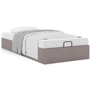 osmannisk sengeramme uden madras 80x200 cm stof gråbrun