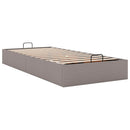 osmannisk sengeramme uden madras 80x200 cm stof gråbrun