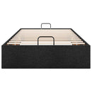 osmannisk sengeramme uden madras 90x190 cm stof sort
