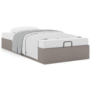 osmannisk sengeramme uden madras 90x190 cm stof gråbrun