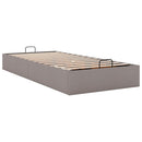 osmannisk sengeramme uden madras 90x190 cm stof gråbrun