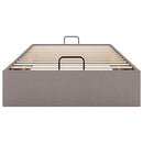 osmannisk sengeramme uden madras 90x190 cm stof gråbrun