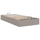 osmannisk sengeramme uden madras 90x190 cm stof gråbrun