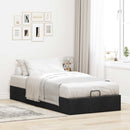 osmannisk sengeramme uden madras 90x200 cm stof sort