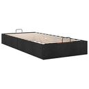 osmannisk sengeramme uden madras 90x200 cm stof sort