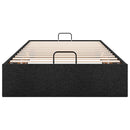 osmannisk sengeramme uden madras 90x200 cm stof sort