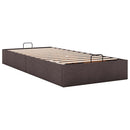 osmannisk sengeramme uden madras 90x200 cm stof mørkebrun