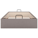 osmannisk sengeramme uden madras 90x200 cm stof gråbrun