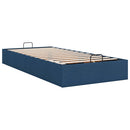 osmannisk sengeramme uden madras 90x200 cm stof blå