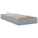 osmannisk sengeramme uden madras 100x200 cm stof lysegrå