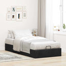 osmannisk sengeramme uden madras 100x200 cm stof sort