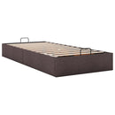 osmannisk sengeramme uden madras 100x200 cm stof mørkebrun