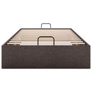 osmannisk sengeramme uden madras 100x200 cm stof mørkebrun