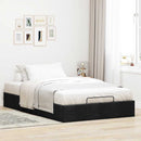 osmannisk sengeramme uden madras 120x190 cm stof sort