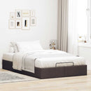 osmannisk sengeramme uden madras 120x190 cm stof mørkebrun