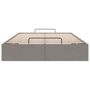 osmannisk sengeramme uden madras 120x190 cm stof gråbrun