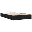 osmannisk sengeramme uden madras 120x200 cm stof sort