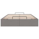 osmannisk sengeramme uden madras 120x200 cm stof gråbrun