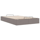 osmannisk sengeramme uden madras 120x200 cm stof gråbrun