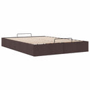 osmannisk sengeramme uden madras 140x190 cm stof mørkebrun