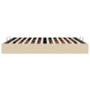osmannisk sengeramme uden madras 160x200 cm stof cremefarvet