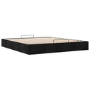 osmannisk sengeramme uden madras 200x200 cm stof sort