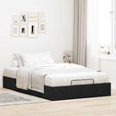osmannisk sengeramme uden madras 120x190 cm fløjl sort