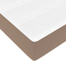 osmannisk sengeramme med madras 100x200cm kunstlæder