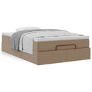 osmannisk sengeramme med madras 120x190cm kunstlæder