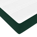 osmannisk sengeramme med madras 90x200 cm fløjl mørkegrøn