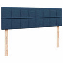 ottoman seng med madras 140x190 cm stof blå