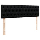 ottoman seng med madras 140x190 cm stof sort