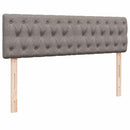ottoman seng med madras 140x200 cm stof gråbrun