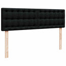 ottoman seng med madras 140x200 cm stof sort
