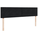 osmannisk sengeramme med madras 200x200 cm fløjl sort