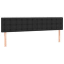 osmannisk sengeramme med madrasser 200x200 cm kunstlæder sort