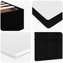 osmannisk sengeramme med madrasser 160x200 cm stof sort