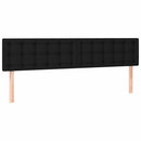 osmannisk sengeramme med madrasser 160x200 cm stof sort