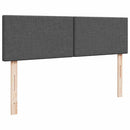 ottoman seng med madras & LEDs 140x190 cm stof Mørkegrå